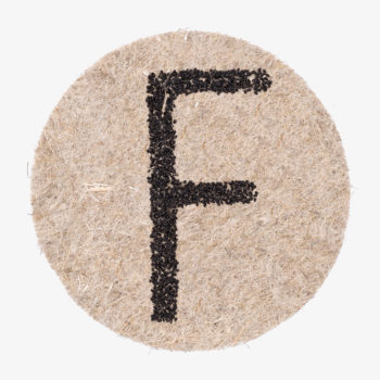 wachsende Buchstaben zum gießen