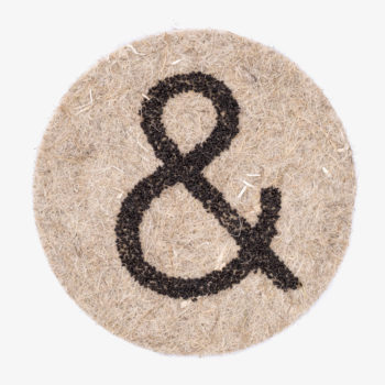 UND Zeichen aus Samen zum gießen