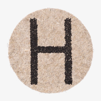 H made from planted which are germinating when you water the pad