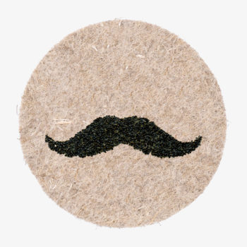 Schnauzbart aus Pflanzensamen die wachsen können